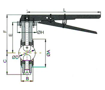 Hand Lever Operated Butterfly Valves